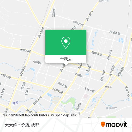 天天鲜平价店地图