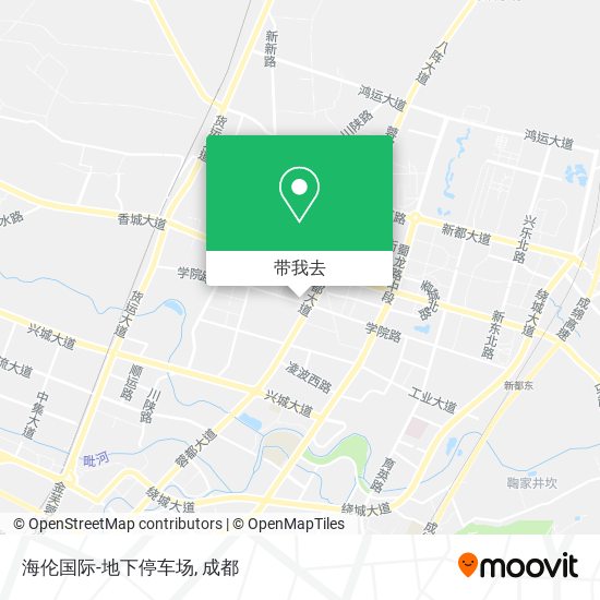 海伦国际-地下停车场地图