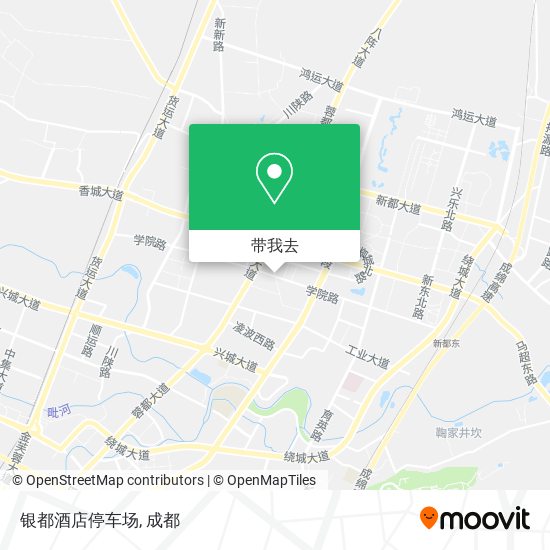 银都酒店停车场地图