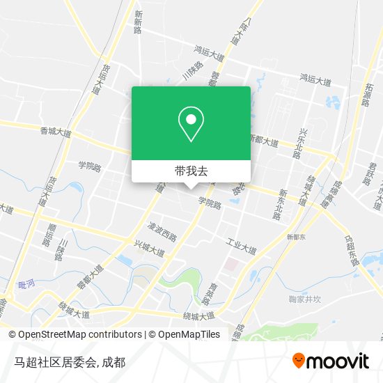 马超社区居委会地图