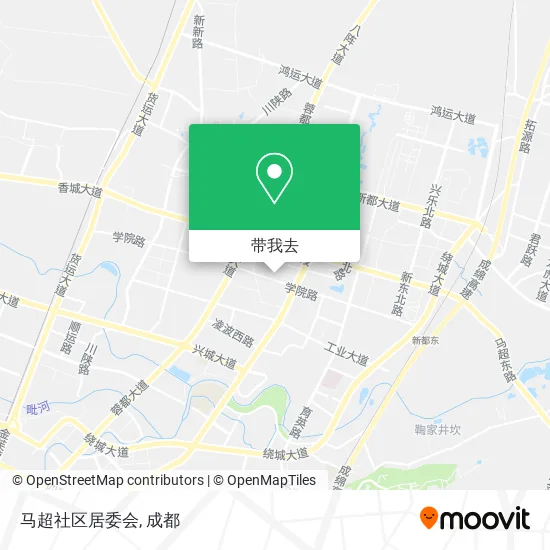 马超社区居委会地图
