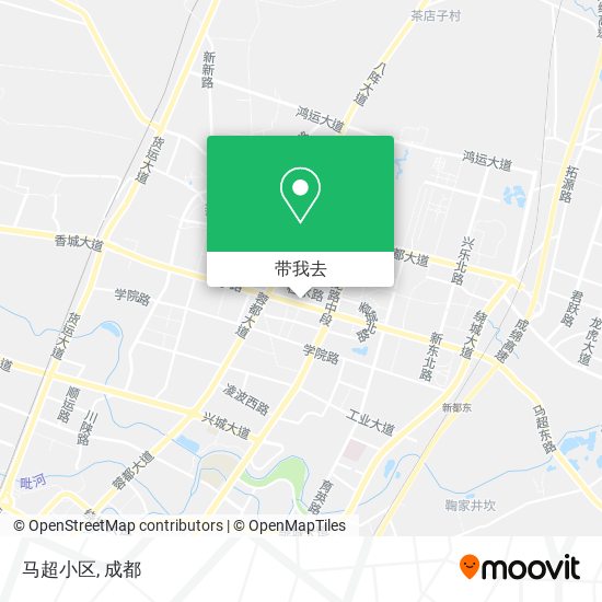 马超小区地图