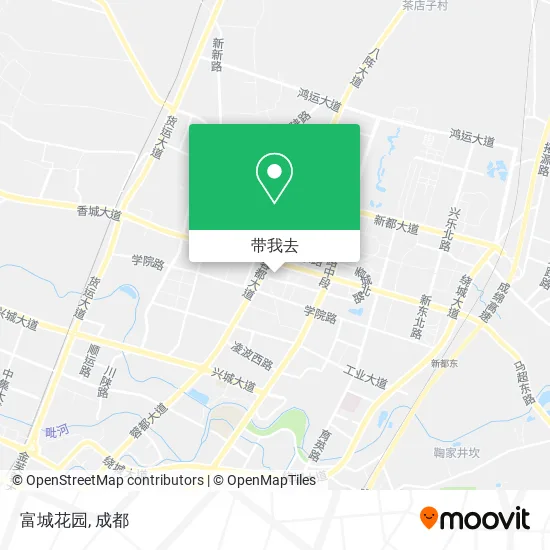 富城花园地图