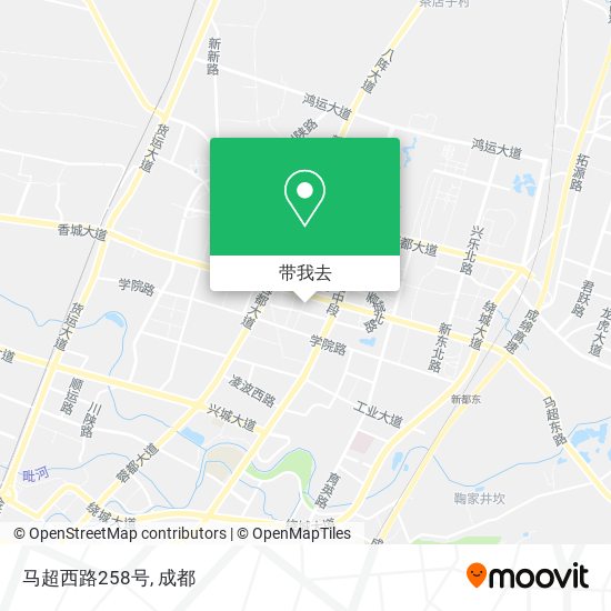 马超西路258号地图