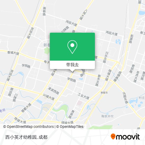 西小英才幼稚园地图