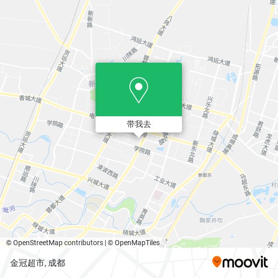 金冠超市地图