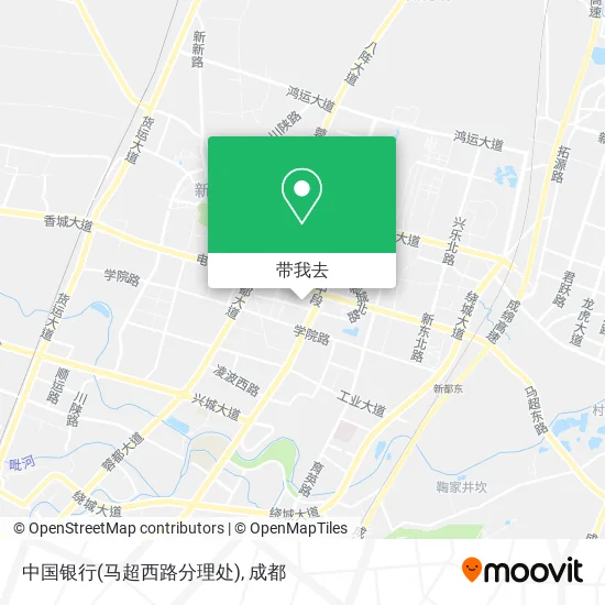 中国银行(马超西路分理处)地图