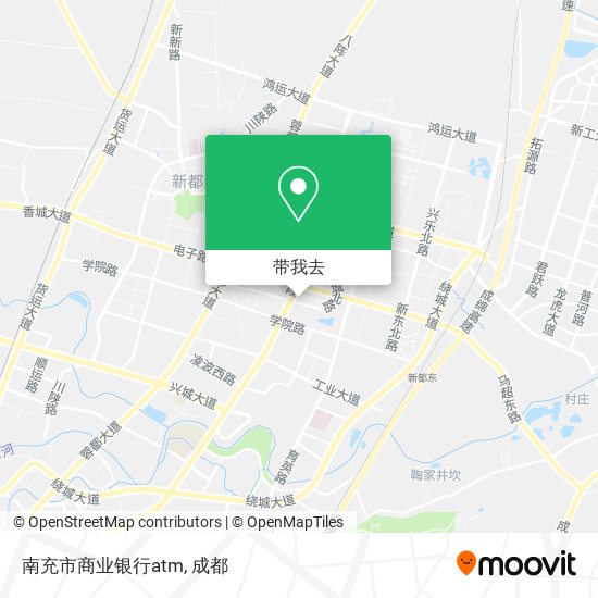 南充市商业银行atm地图