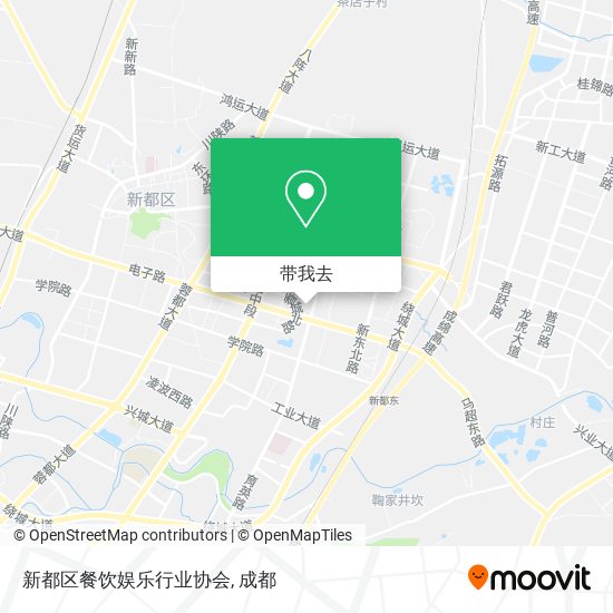 新都区餐饮娱乐行业协会地图