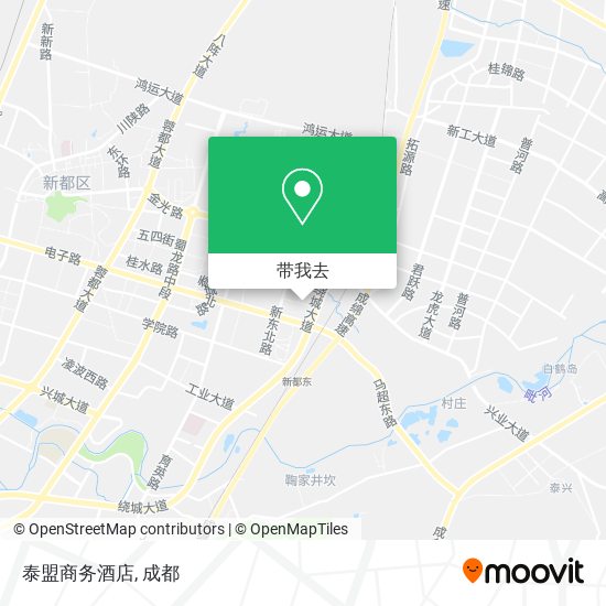 泰盟商务酒店地图