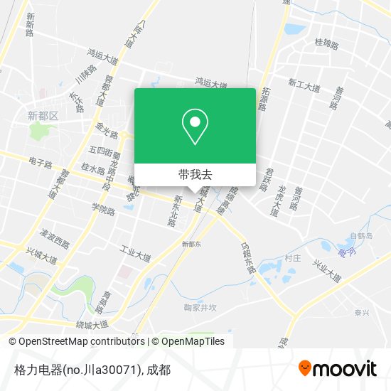 格力电器(no.川a30071)地图