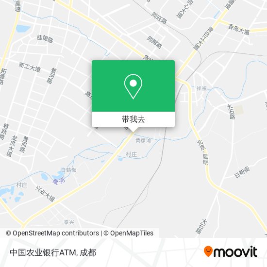 中国农业银行ATM地图
