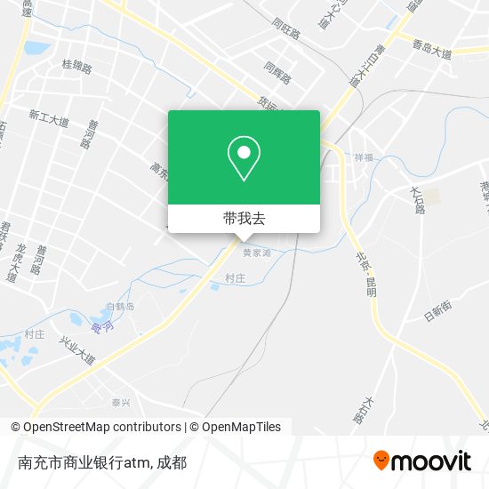 南充市商业银行atm地图