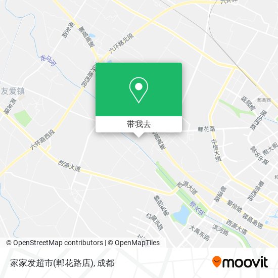 家家发超市(郫花路店)地图
