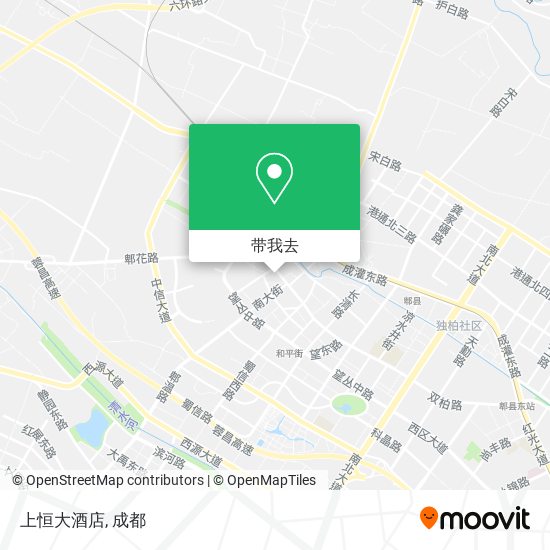 上恒大酒店地图