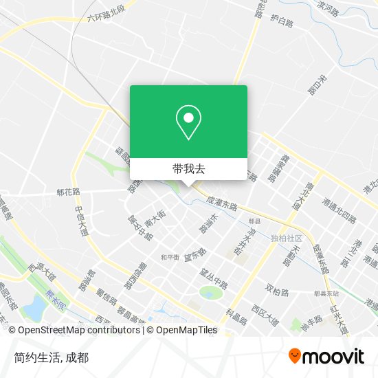 简约生活地图