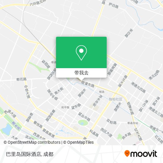 巴里岛国际酒店地图