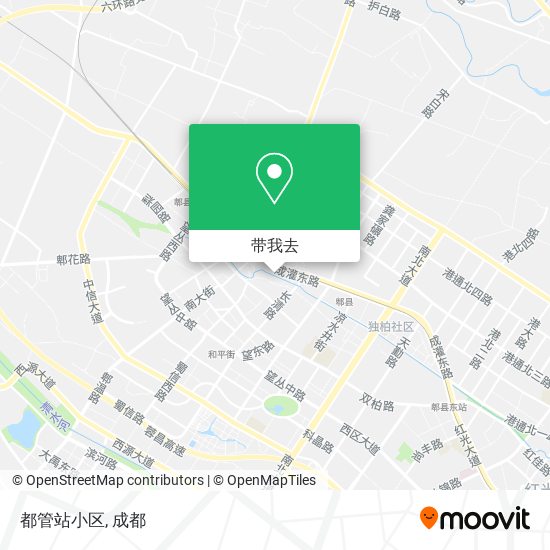 都管站小区地图