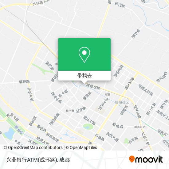 兴业银行ATM(成环路)地图