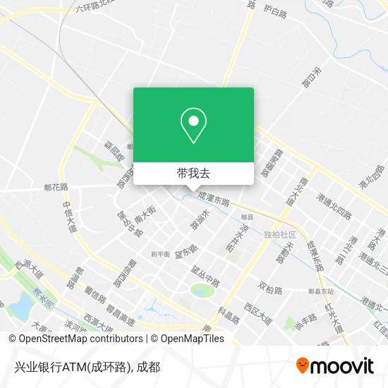兴业银行ATM(成环路)地图