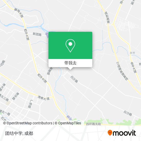 团结中学地图