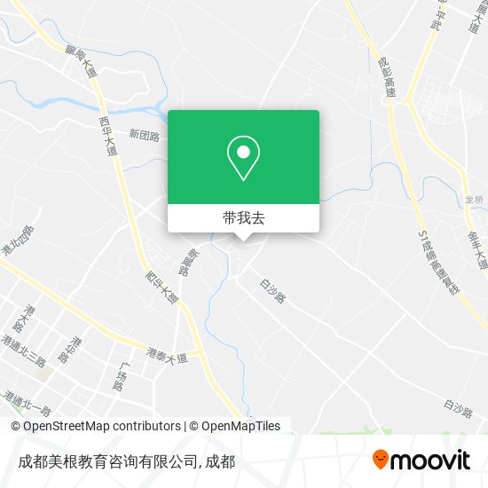 成都美根教育咨询有限公司地图