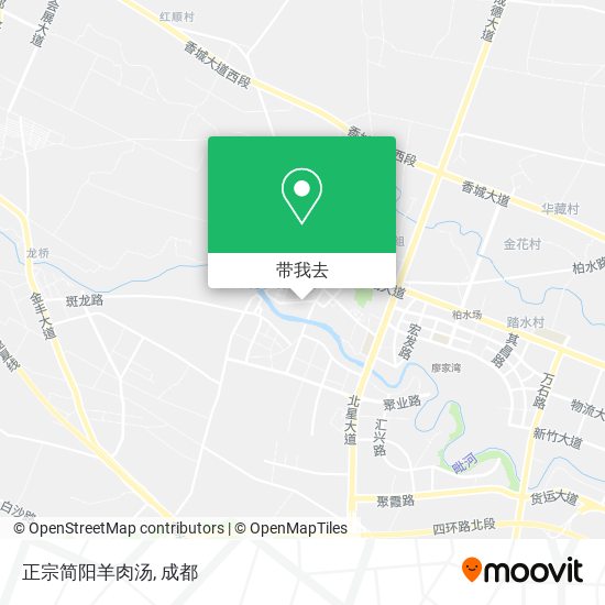 正宗简阳羊肉汤地图