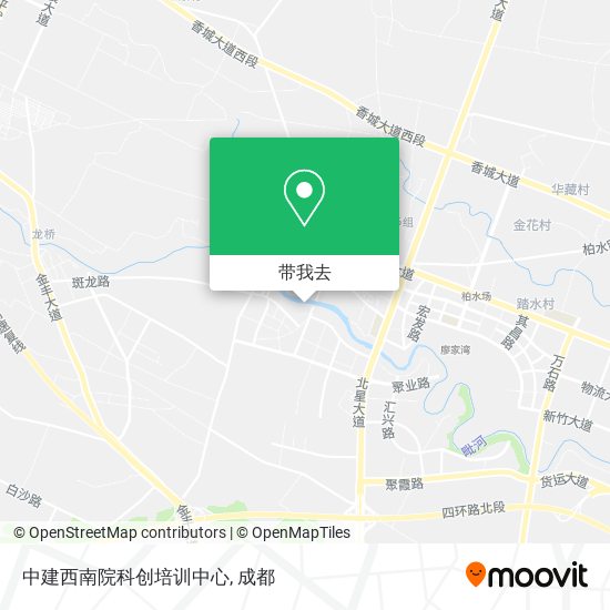 中建西南院科创培训中心地图