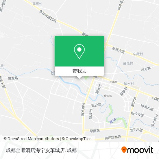 成都金顺酒店海宁皮革城店地图