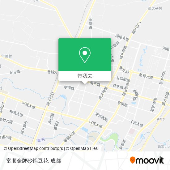 富顺金牌砂锅豆花地图