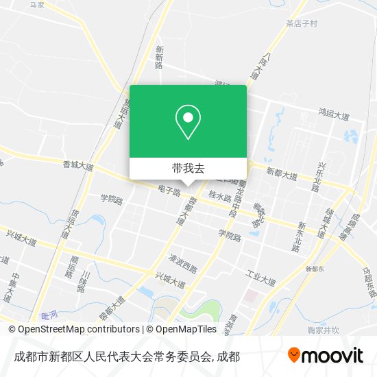 成都市新都区人民代表大会常务委员会地图