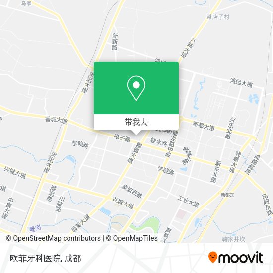欧菲牙科医院地图