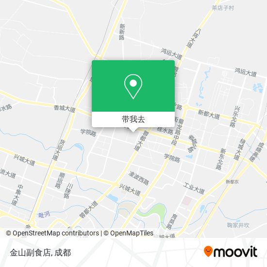 金山副食店地图