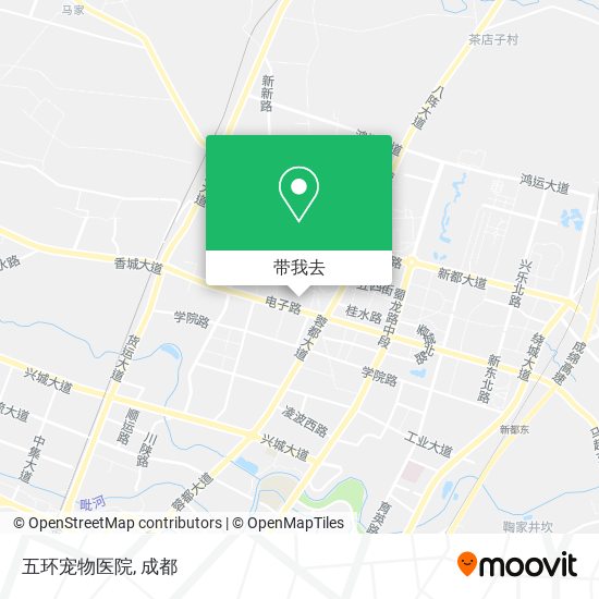 五环宠物医院地图