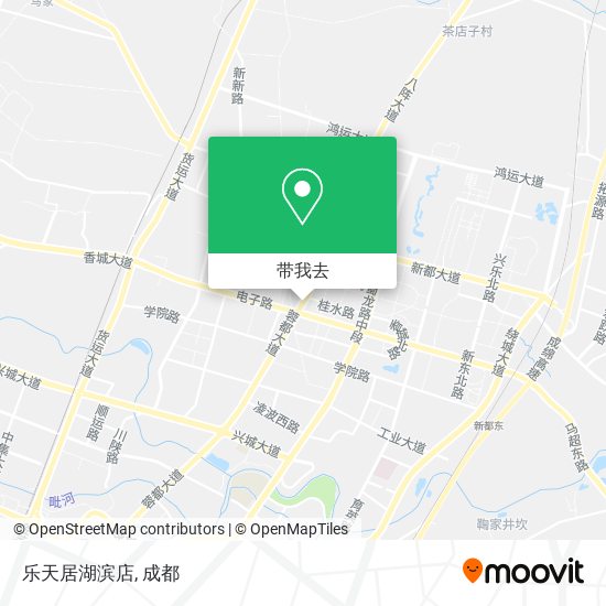 乐天居湖滨店地图
