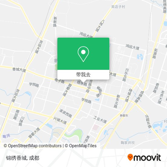 锦绣香城地图