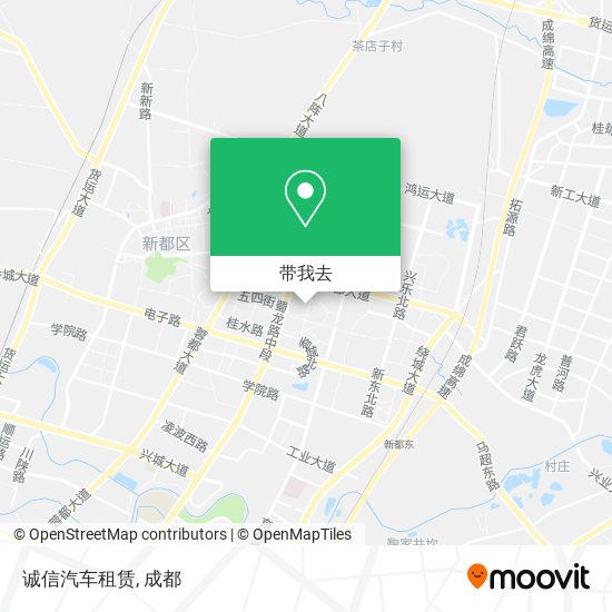 诚信汽车租赁地图