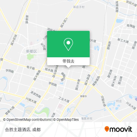 合胜主题酒店地图