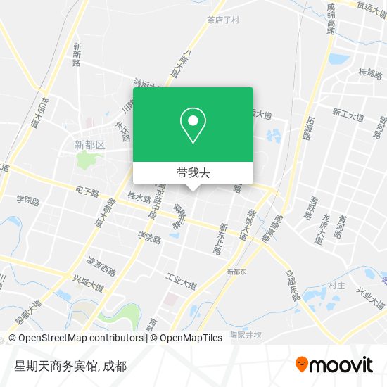 星期天商务宾馆地图
