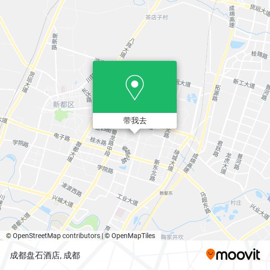 成都盘石酒店地图