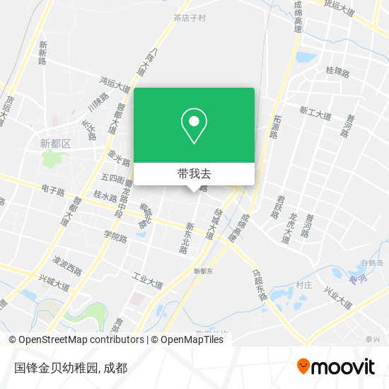 国锋金贝幼稚园地图