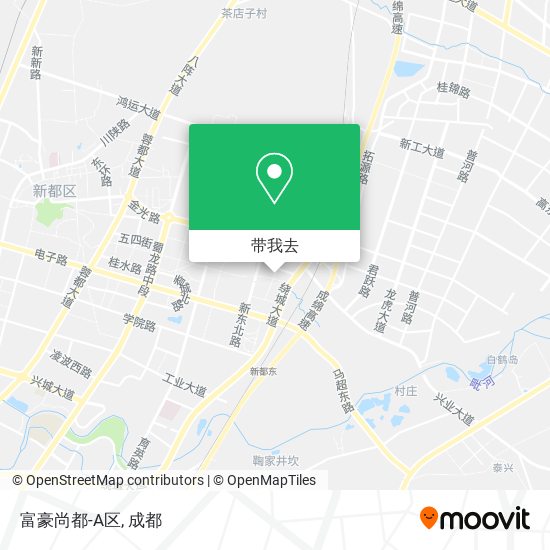 富豪尚都-A区地图