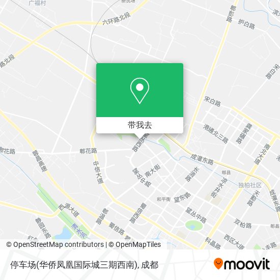 停车场(华侨凤凰国际城三期西南)地图