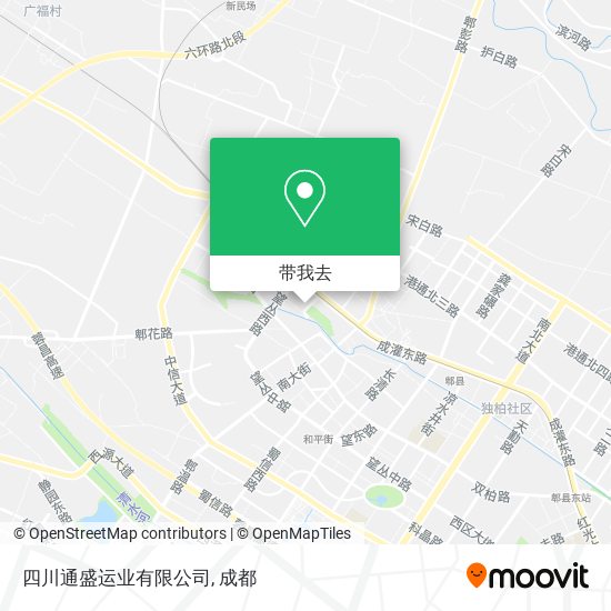 四川通盛运业有限公司地图