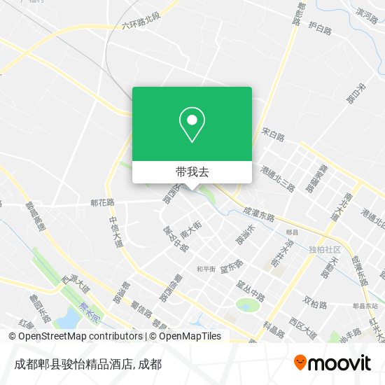 成都郫县骏怡精品酒店地图