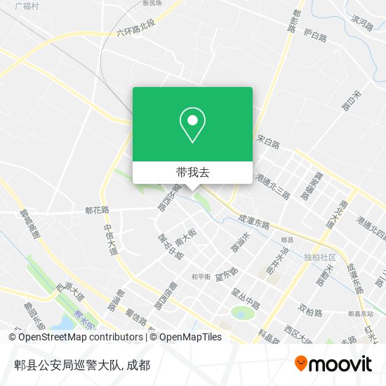 郫县公安局巡警大队地图