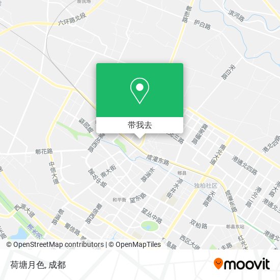 荷塘月色地图