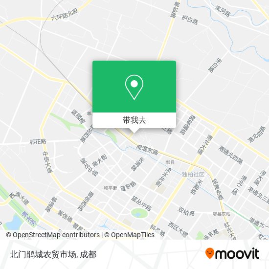 北门鹃城农贸市场地图
