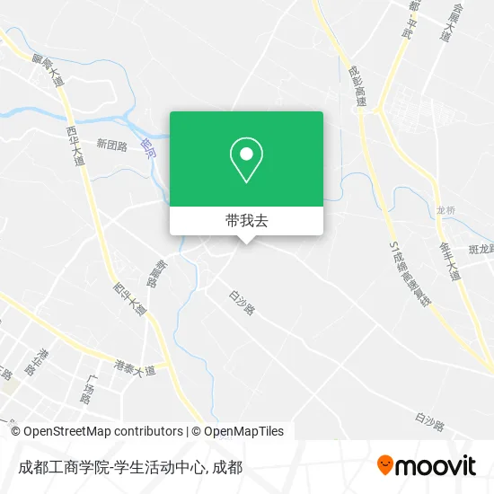 成都工商学院-学生活动中心地图