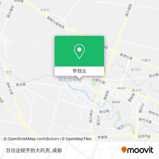 百信连锁齐协大药房地图
